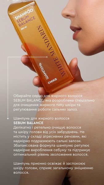 Шампунь для жирного волосся SEBUM BALANCE, 250 мл 2987654 фото